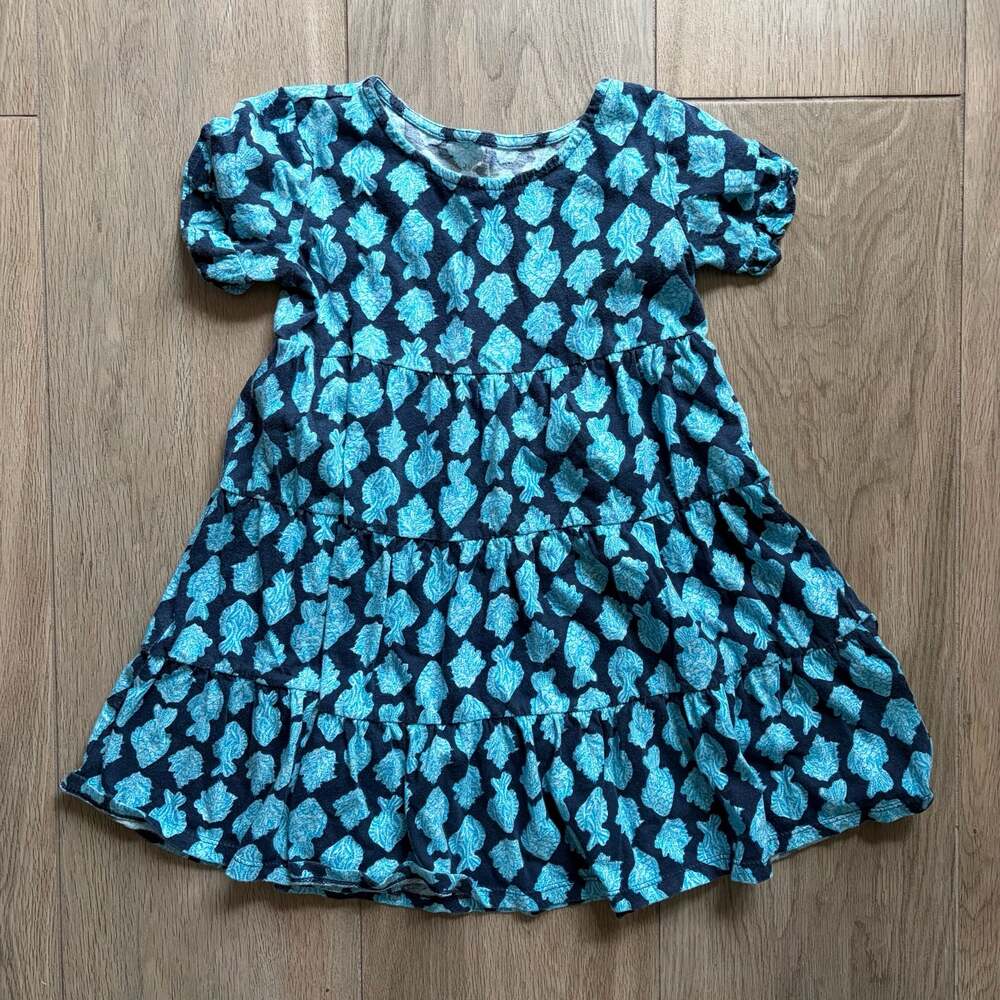 Lilly Pulitzer Girls Mini Jodee Dress Low Tide Navy Any Fin For You